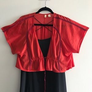 Anthropologie- Moth- Cropped sweater cover up